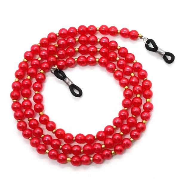 

women luxury delicate handmade pearl beaded sunglass eyeglasses reading glasses chain cord holder sunglasses accessories jewelry h bbyugx