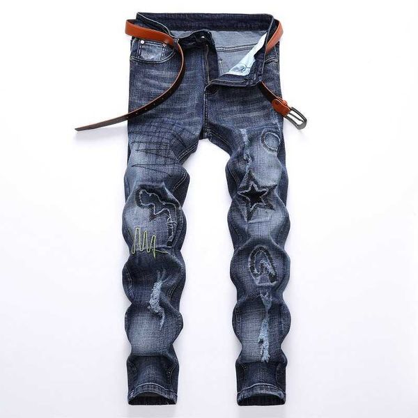 

robin jeans for men print ckj boot cut black s designer clothing pants hip hop, Blue