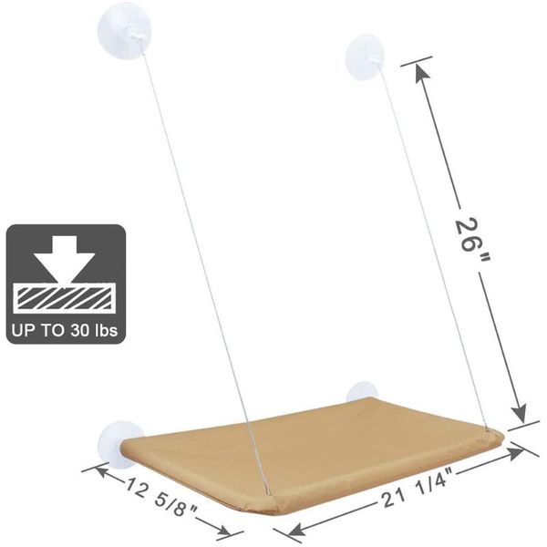 

cat beds & furniture sewing hammock kitty basking window bed pet hanging shelf seat mounted cats perch cushion