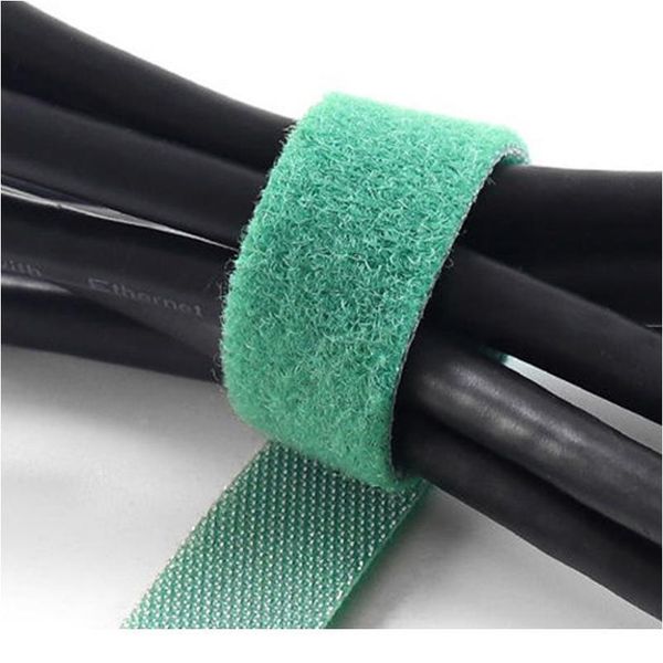 

50pcs reusable black cable cordtidy organiser tool hook and loop cable ties nylon strap hook loop ties multiple colour wmtvyd