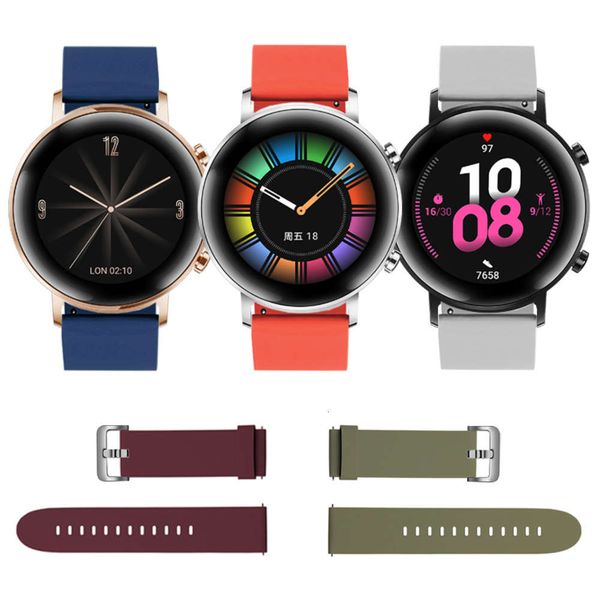 

suitable for gt42 silicone watch strap 20mmgears3gears4 huawei watchgt2 smart bracelet