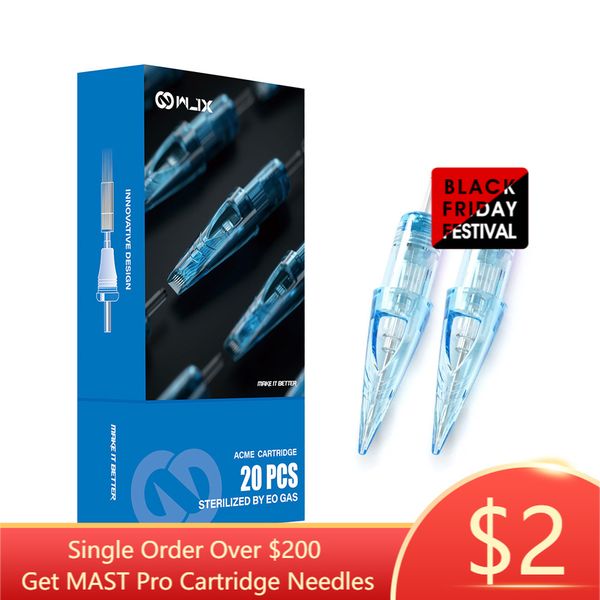 

20 pcs round liner rl sterile tattoo cartridge needles wjx cartridge for professional rotary pen accessories