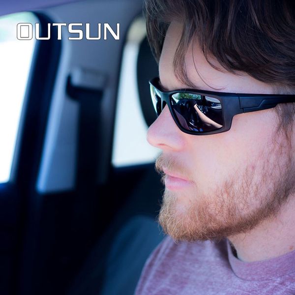 

outsun 2020 бренд спорт солнцезащитные очки мужчины поляризованные ув400 защита защита облигации вокруг солнцезащитные очки для рыболовных в