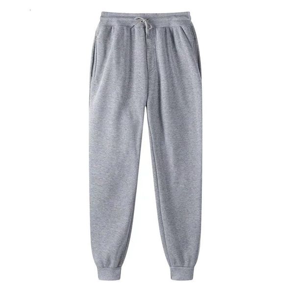 

2021 new luren sweatpants gray wide leg sweat men women custom swearshirt pents casual loose baggy pants hquz, Black