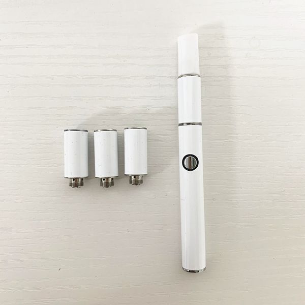 

wax oil vape pen bud electronic button 510 vaporizer cartridge cigarette vaporizer rechargeable pen wax with 4 quartz dhl pe qqhu