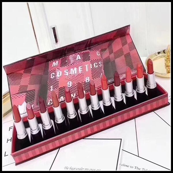 

drop shipping a mermaid moment makeup lip collection lipstick set matte lipstick 12 colors chili lipkit 12pcs/set epack