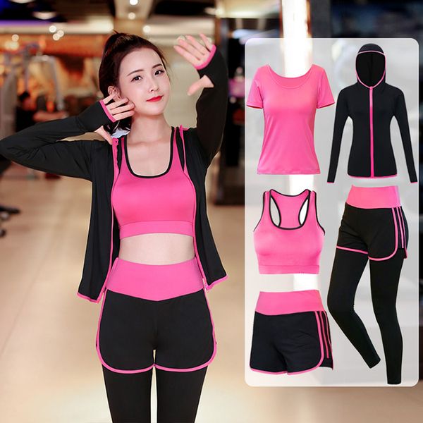 

2021 new yoga set seamless workout women yoga sportswear fitness bra sports suits gym clothing leggings sport women fitness suit, Black;red