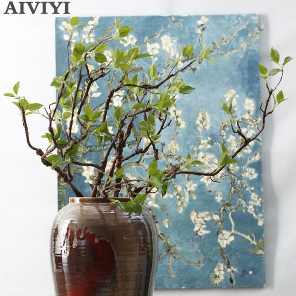

artificial soft foam branch green leaf simulation green plant soft foam vine arbitrary curved shape wedding decoration home