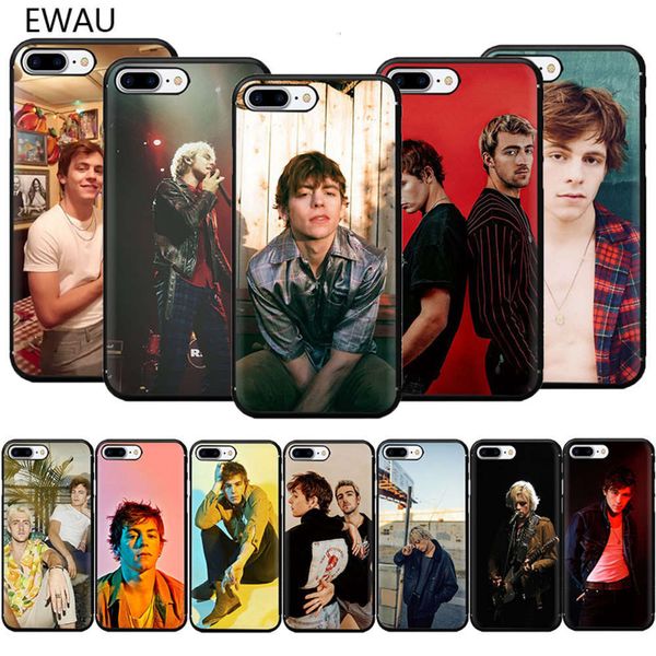 

ewau ross lynch r5 band mobile phone tpu soft vip 12 mini se 2020 11 pro 5 5s 6 6s 7 plus x xr xs.vfe1
