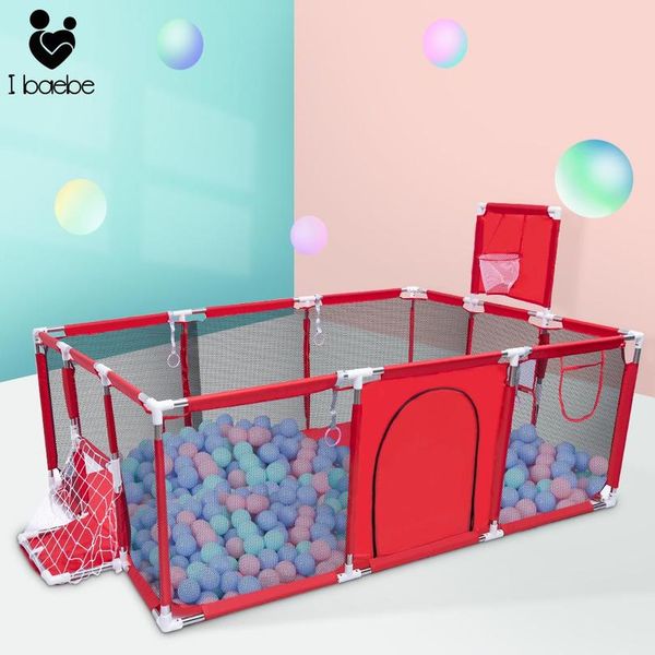

baby playpen бассейн шарики для детей безопасность барьер складные детские баскетбольные футбольное поле для 0-6 лет игра палатка wmtnes