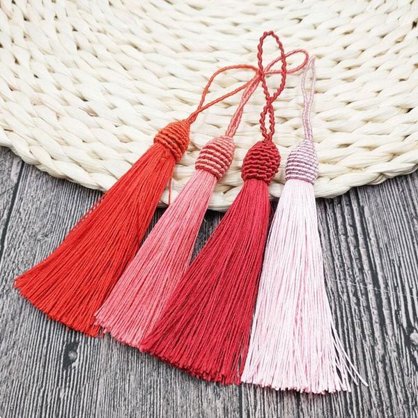 

2pcs lot 9cm thread tassels decorative silk fringe garniture diy tassel sewing fabric accessories fringe trim for tassel pendant h jllmbw