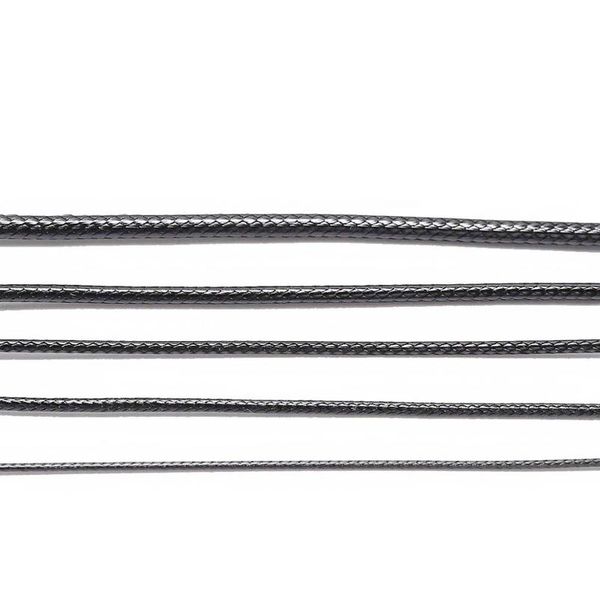 

10m/lot 0.5 0.8 1.0 1.5mm black waxed cotton cord thread cord string fit beading craft diy necklace for jewelry making wmtpyz, White;red