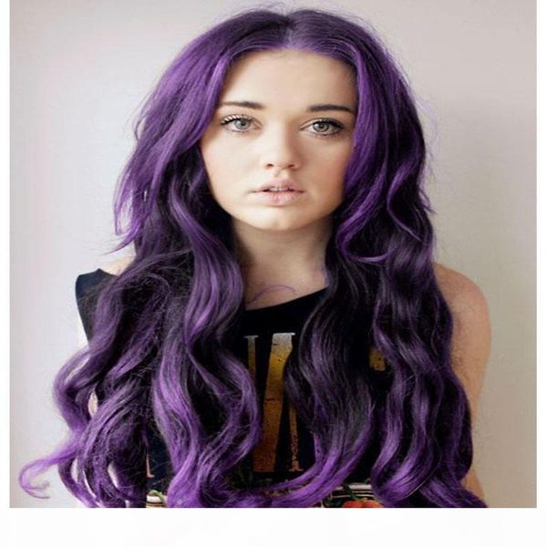 

purple body wave hair brazilian virgin hair bundles with closures part peruvian colorful human hair weave color 1b purple 10-18 inch, Black