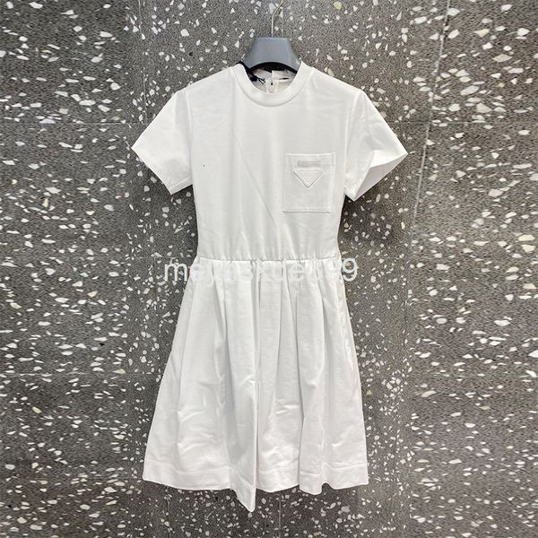 

casual dresses p design trend spring and summer round neck waist lace up versatile casual age reducing dress women's, Black;gray