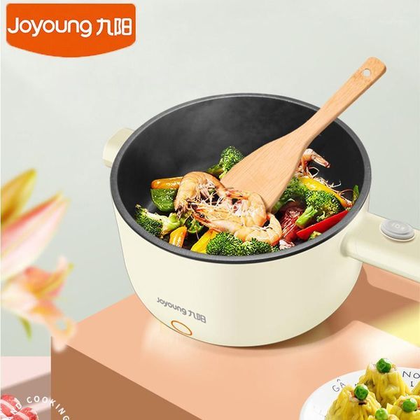 

electric skillets joyoung g20 1.5l mini skillet 220v multifunctions cooker non-stick chamber household pot fry cooking stew cooker1