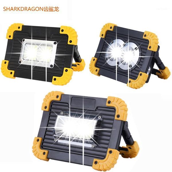 

portable lanterns led spotlight super bright work light usb rechargeable outdoor waterproof camping by 18650 battery1