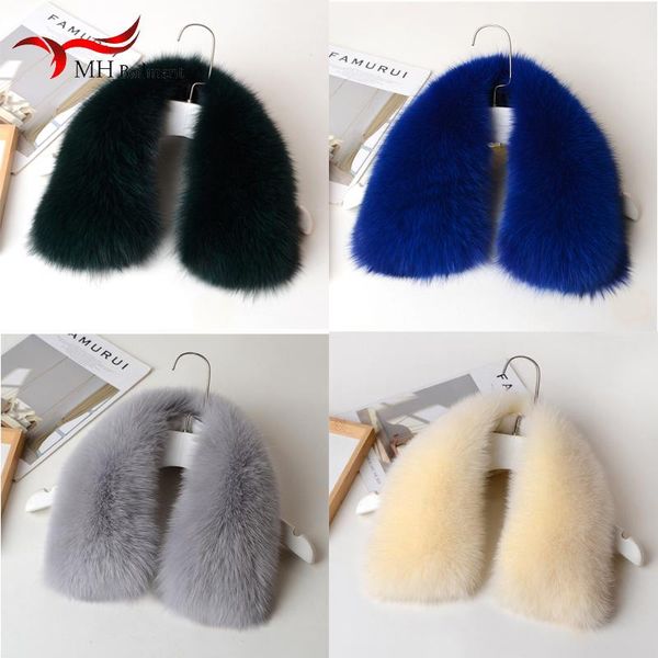 

scarves winter color fur collar ladies furry coat style leather grass square long 50cm scarf women, Blue;gray