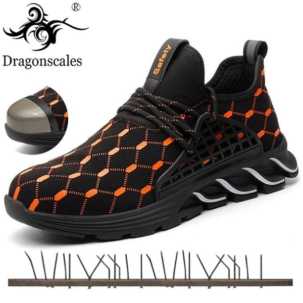 

brand work boots construction men's outdoor steel toe cap men puncture proof safety shoes plus size 38-48 y200915, Black;brown