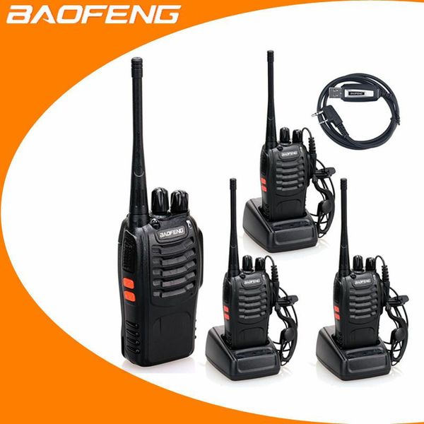 

4pcs baofeng bf-888s walkie talkie uhf400-470mhz portable ham baofeng 888s cb radio