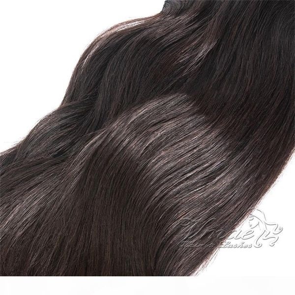 

100g 120g 140g 160g extensions girls hair silky straight no shedding peruvian brazilian human hair blonde virgin drawstring extension, Black
