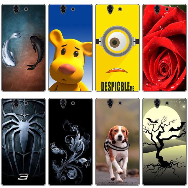 

qasony xperia z l36h c6603 c6602 case, silicone back caselk