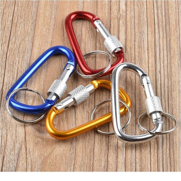 

climbing carabiner d shape professional climbing buckle lock security safety lock outdoor climbing equipment qyloxv
