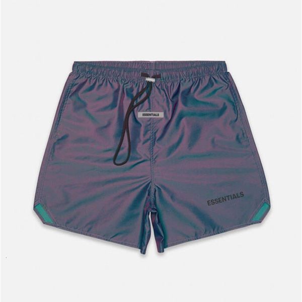 

2021 new fog men women 1:1 quality breechcloth drawstring colorful ribbon essentials beach shorts 0s50, White;black