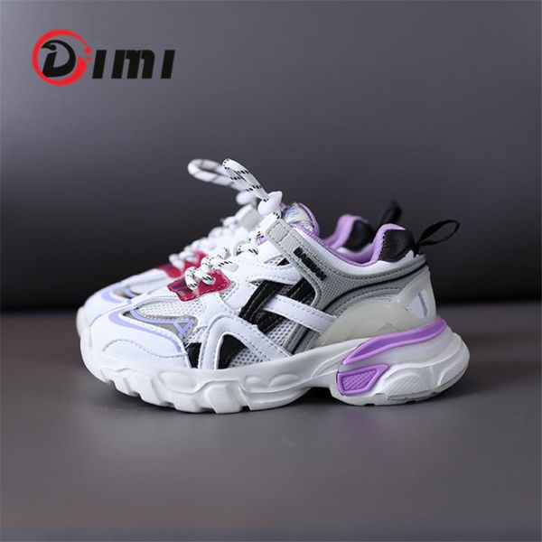 

dimi 2020 autumn new children shoes boys girls sport shoes fashion colorblock trend breathable non slip kids sneakers wmtfdz, Black
