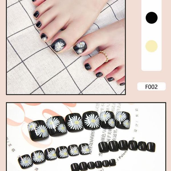 

party favor toe nail patch removable, waterproof and long-lasting art stickers fake toenails finished toenail pieces