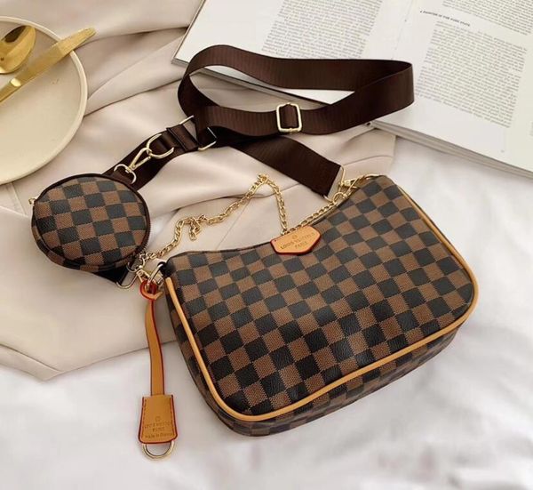 

new fashion multi pochette accessories handbag purse genuine leather l flower shoulder crossbody bag ladies purses, Black;red