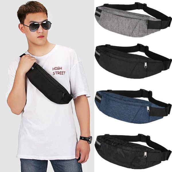 

waist bags men's outdoor waterproof multifunction bag casual sports fanny pack chest pouch travel belt large capacity hip bum