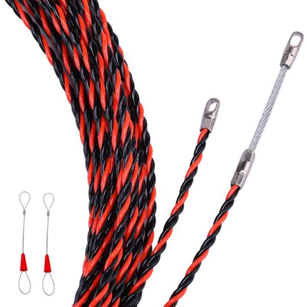 

professional hand tool sets electrical wire threader 5-30m flat head electrician threading device cable running puller lead protector constr
