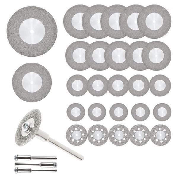 

32pcs cutting wheel set diamond cutting discs rotary tool with mandrels mini hss saw blades for metal wood stone1