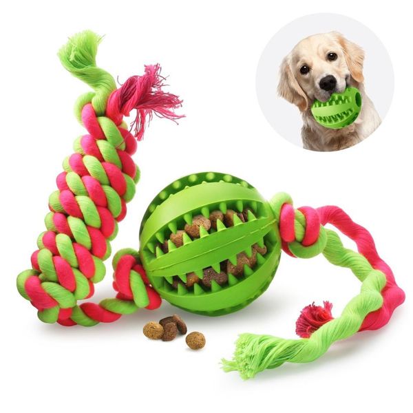 

pet dog toys ball нетоксичный укус устойчивый к укусу игрушечный шар для домашних животных собаки пищевая еда лечение подтекатель уборка зуб