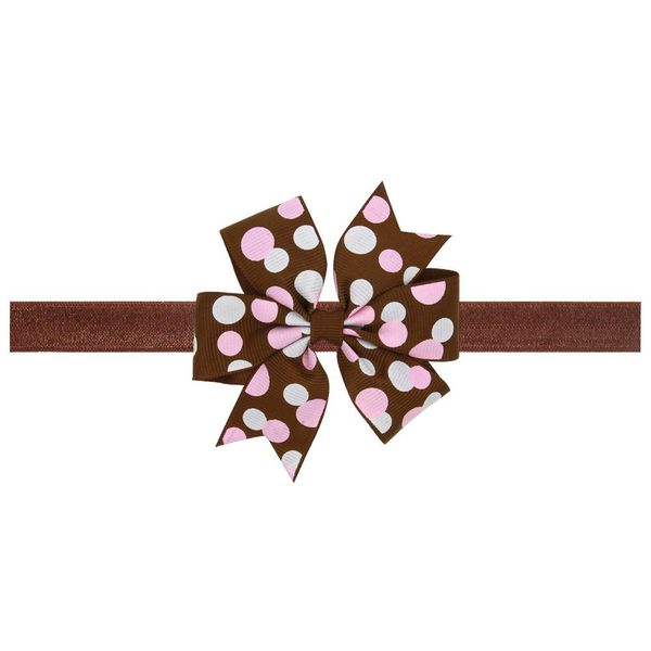 

baby girl headband infant hair accessories cloth bows newborn tiara headwrap gift toddlers bandage ribbon band headwear wmtcnt, Slivery;white