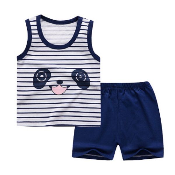 

children's vest suit summer cotton new style vest short korean boys sleeveless suit children's clothings, White