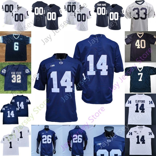 

psu penn state football jersey ncaa college joe paterno jesse james jack crawford daquan jones cameron wake miles sanders miller windsor, Black;red