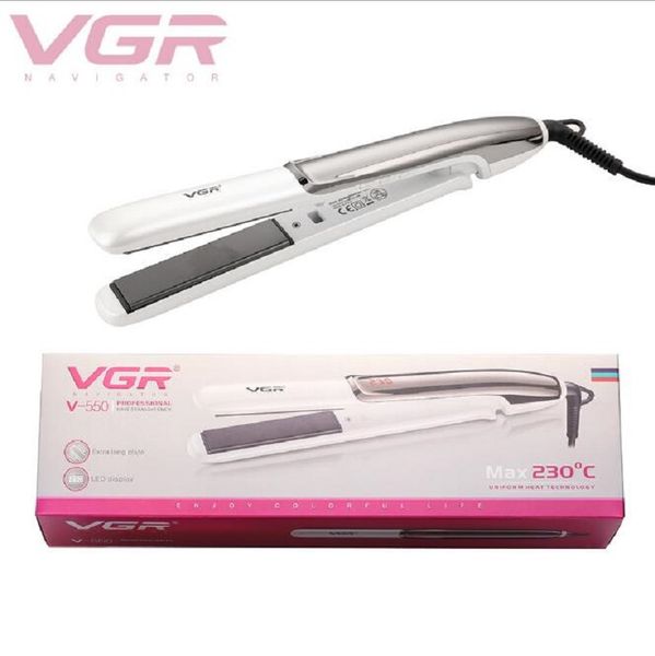 

vgr platinum hair straighteners professional styler flat hair iron straightener hair styling tool good quality, Black