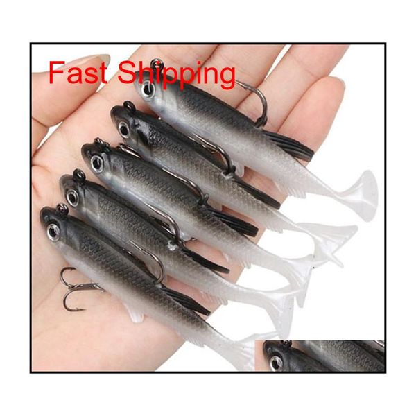 

1pcs 8cm 14g jigs fishing hooks fishhooks 6# hook soft baits & lures artificial bait pesca accessories ee71s q5xi9