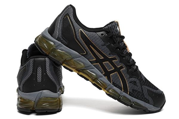 

gel-quantum 360 6 men marathon casual shoes professional black royal piedmont grey black white sour yuzu size 40.5-45
