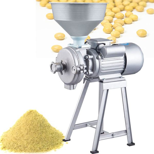 Шлифовальный рефлементный коммерческий зерновой фасоль для тофу, тахини, соуса чили, кукурузной муки и т. Д. 220 В пшеничная машина для пшеницы