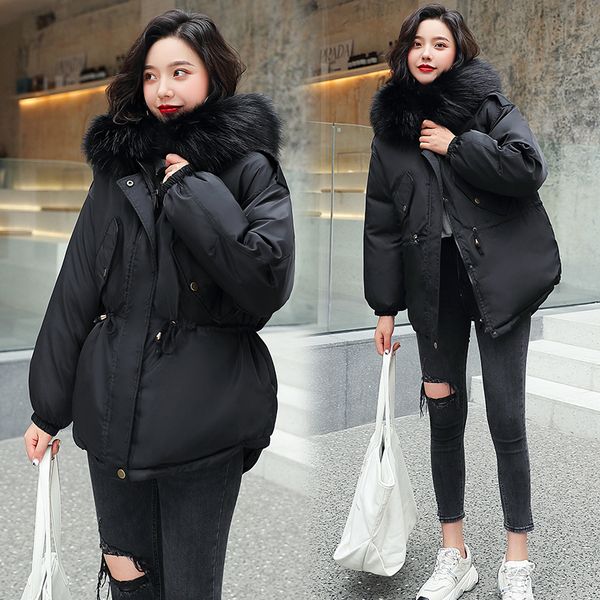 

loose crow new with women bont clothes great winterjas hats and jas parka winter big ooaad, Black