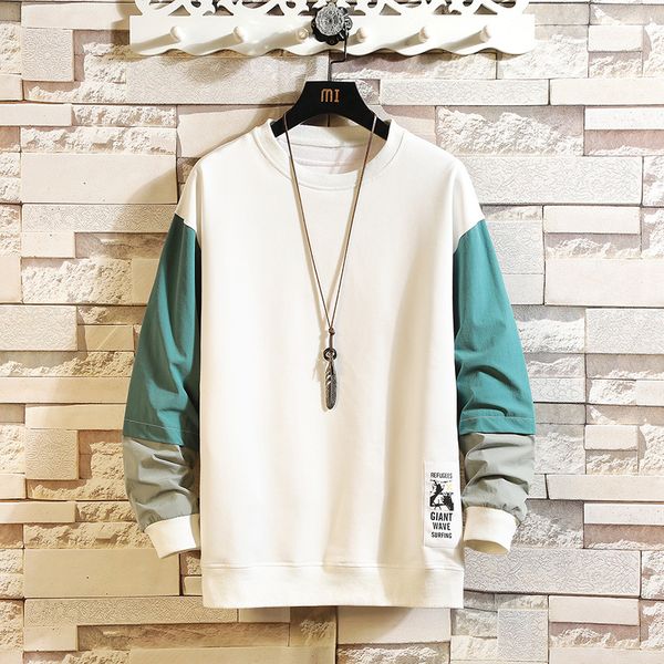

2020 male spring hoodies with hood streetwear casual clothing 90z3, Black;white