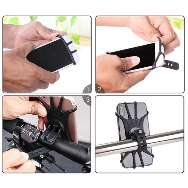 

ручка велосипеда силиконовый кронштейн, iphone 11 pro max, gps, смартфон velo stand