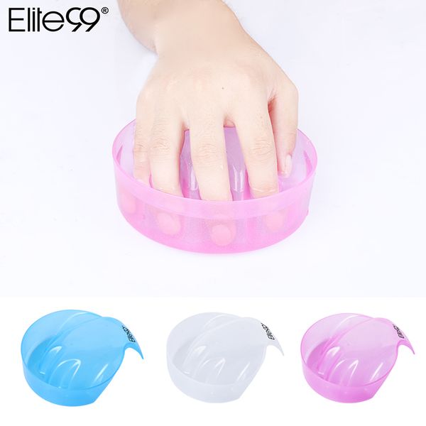 

elite99 1pcs nail art hand wash remover soak bowl diy salon nail spa bath treatment manicure tools, Silver