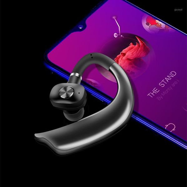 

wireless bluetooth earphone business driving ear hook bluetooth 5.0 headsets with microphone sports waterproof earbuds for phone1
