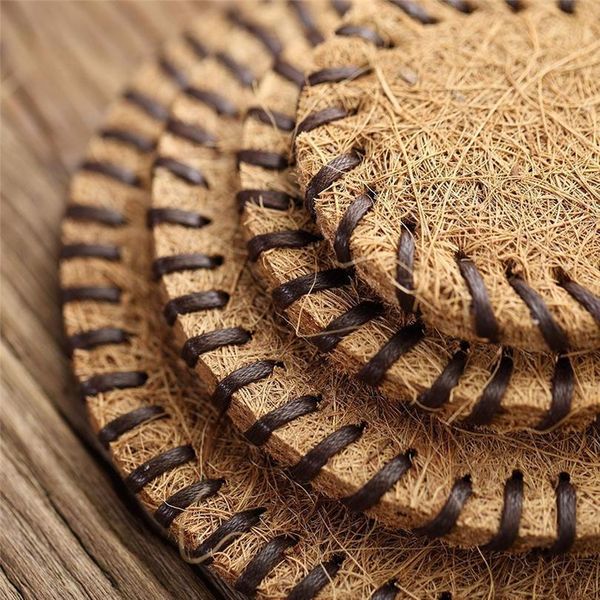 

round cork coasters set coffee cup mat cup cushion kungfu tea set tea table placemats mug pads holder cup de jllews