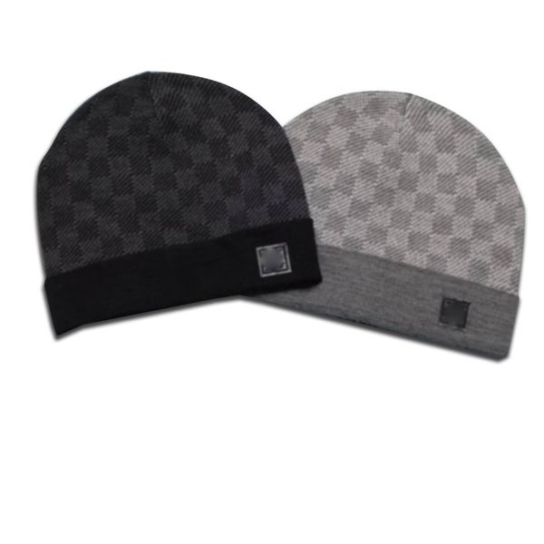 

2020 winter caps wholesale sport beanie knitted caps casual beanies skull hats men women gorros bonet classic lattice cap, Blue;gray
