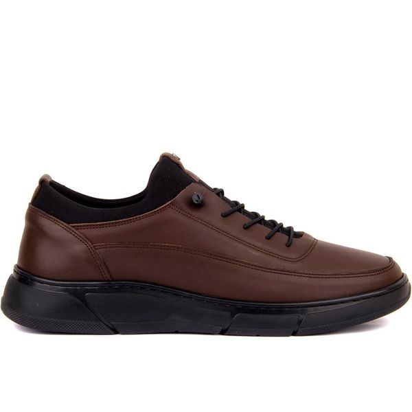 

sail lakers-brown genuine male leather casual flat comfort shoes u0rr, Black