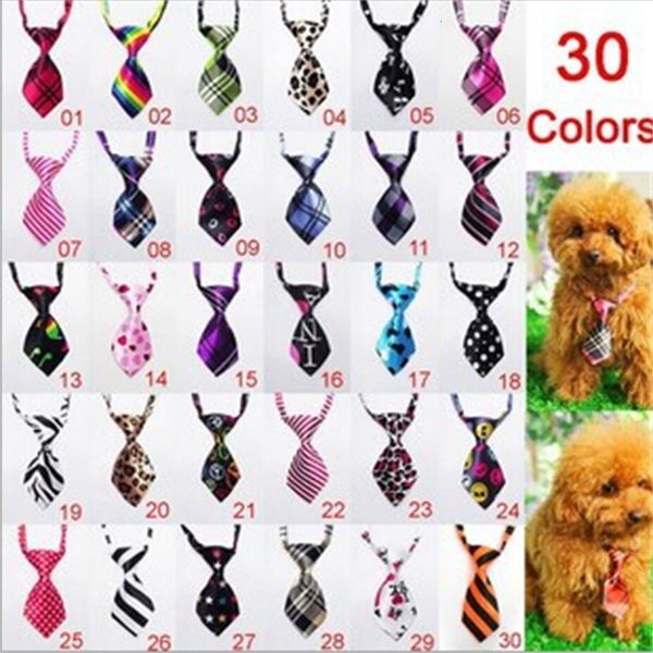 

cat bow shipping dog pet tie necktie collar mixed different color 120pcs